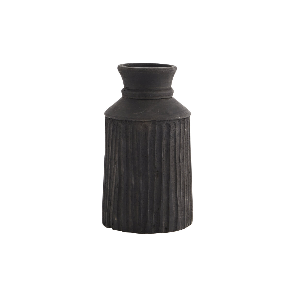 Jug - Vase en terre cuite, black