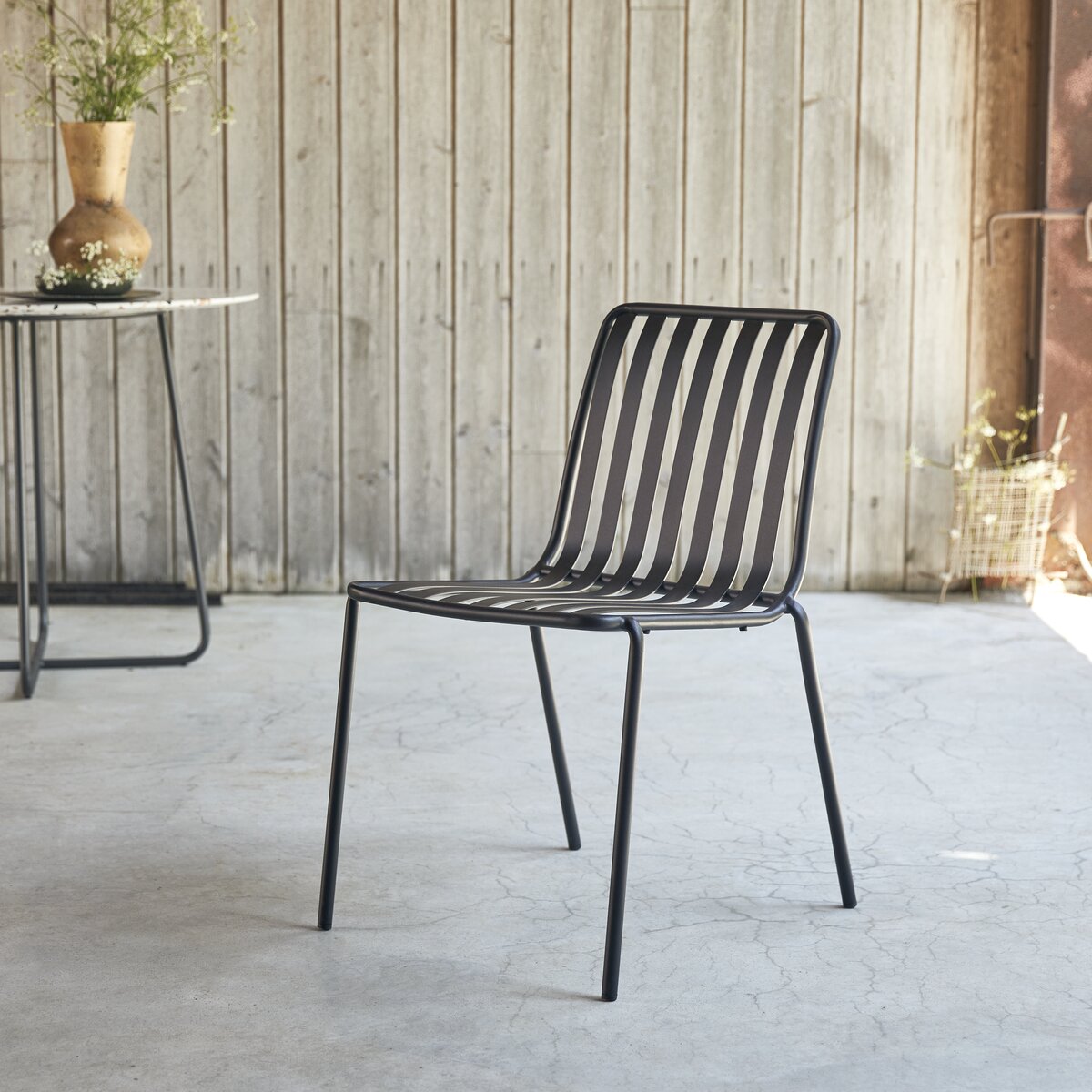 Gaby - Chaise de jardin en métal black Gaby - Chaise de jardin en métal black