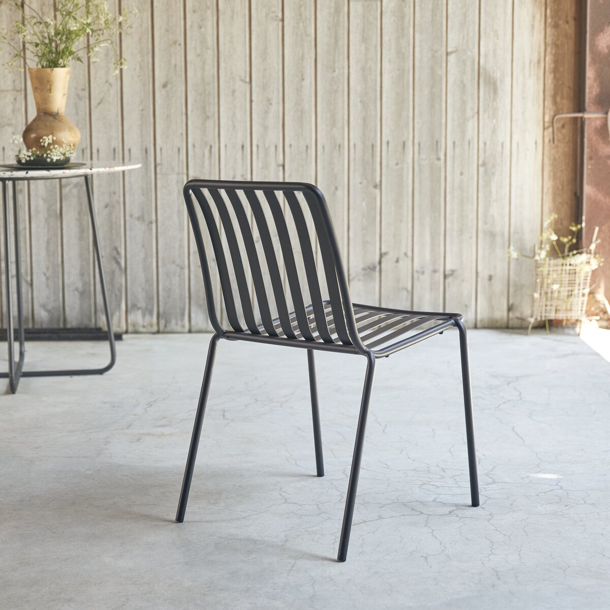 Gaby - Chaise de jardin en métal black Gaby - Chaise de jardin en métal black