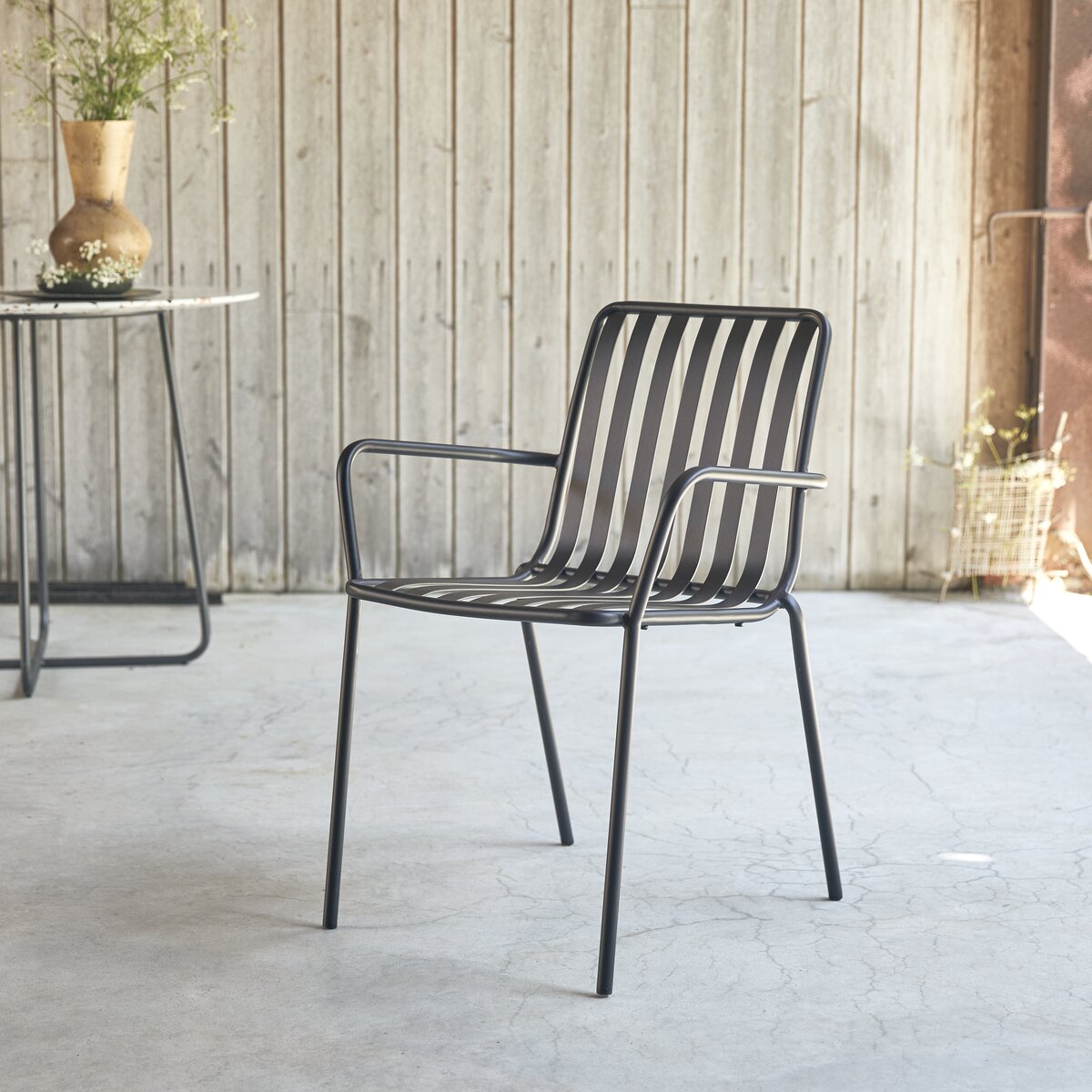 Gaby - Fauteuil de jardin en métal black Gaby - Fauteuil de jardin en métal black