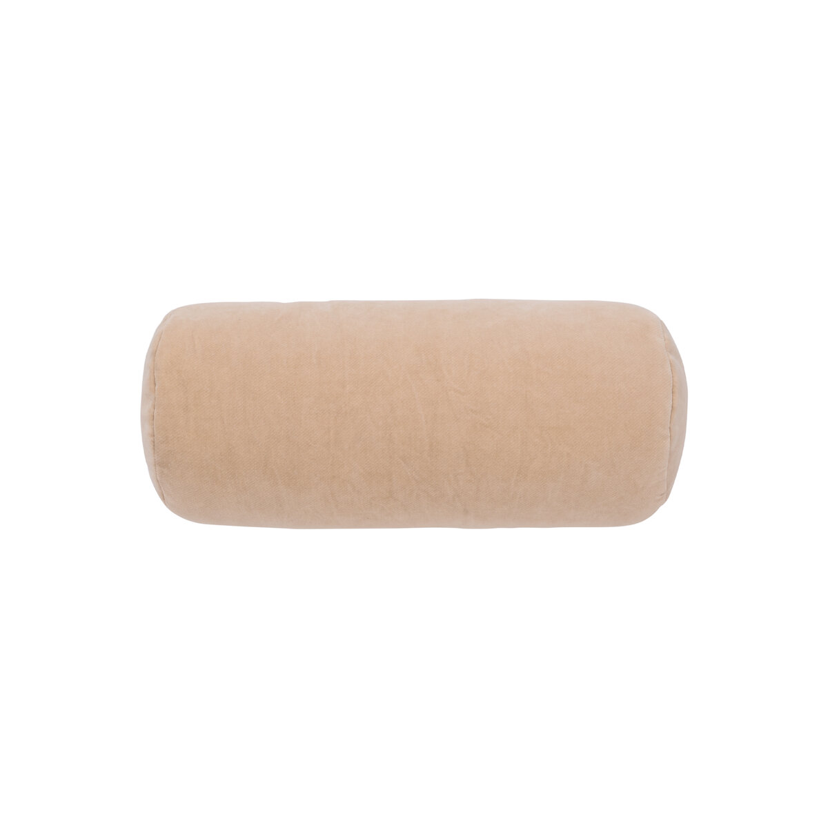 Almonde Buff - Coussin traversin en velours 45x20 cm Almonde Buff - Coussin traversin en velours 45x20 cm