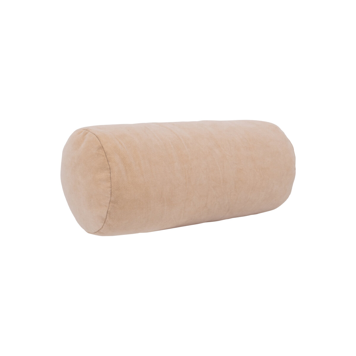 Almonde Buff - Coussin traversin en velours 45x20 cm Almonde Buff - Coussin traversin en velours 45x20 cm