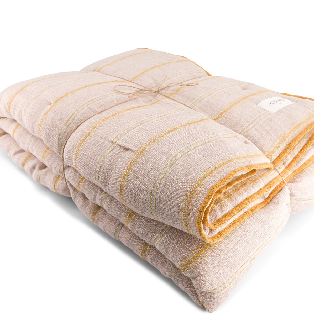 Stripes - Couverture en lin, sand Stripes - Couverture en lin, sand