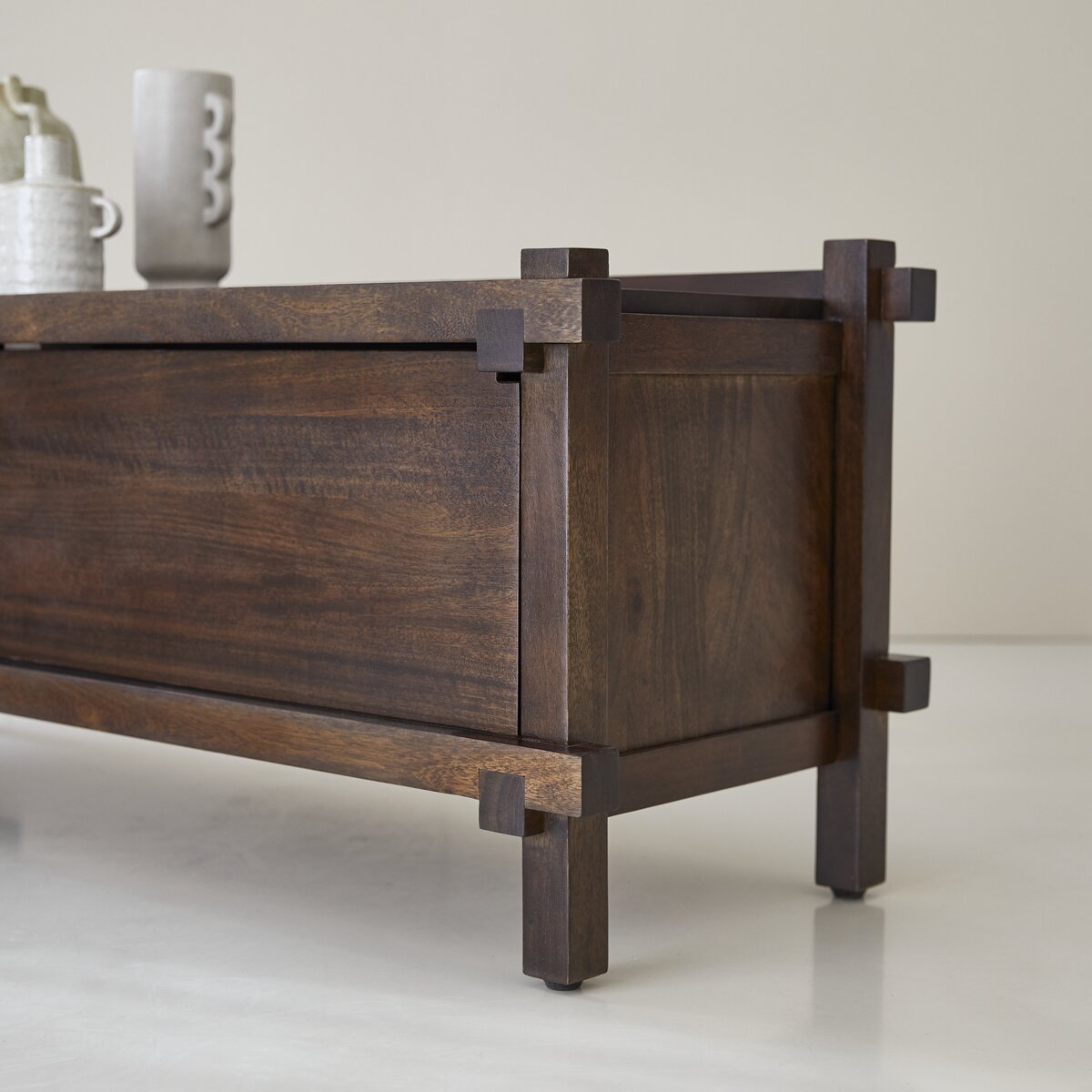 Arko - TV stand in solid mango wood 120 cm Arko - TV stand in solid mango wood 120 cm