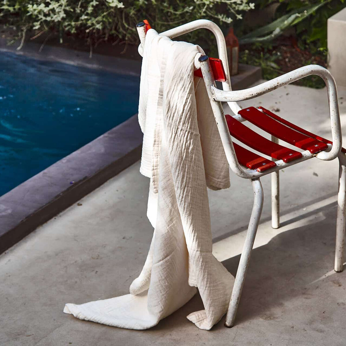 Punto - Ensemble de 2 serviettes en coton, milk Punto - Ensemble de 2 serviettes en coton, milk