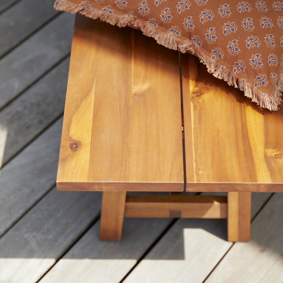 Banc d'extérieur en Séquoia Massif