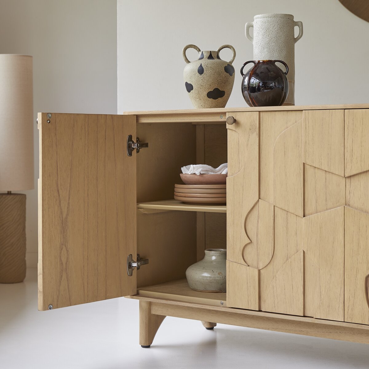 Otho - Buffet en Mindi 165 cm Otho - Buffet en Mindi 165 cm