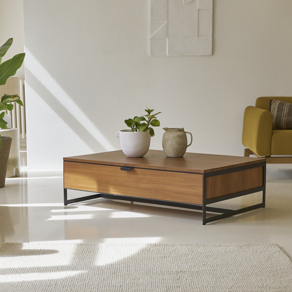 Urban - Table basse rangement en acacia massif Urban - Table basse rangement en acacia massif