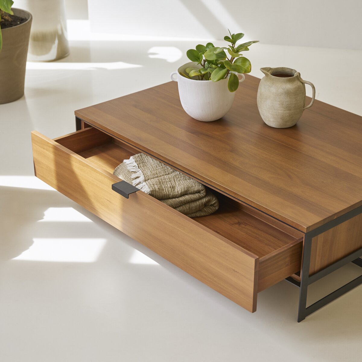 Urban - Table basse rangement en acacia massif Urban - Table basse rangement en acacia massif