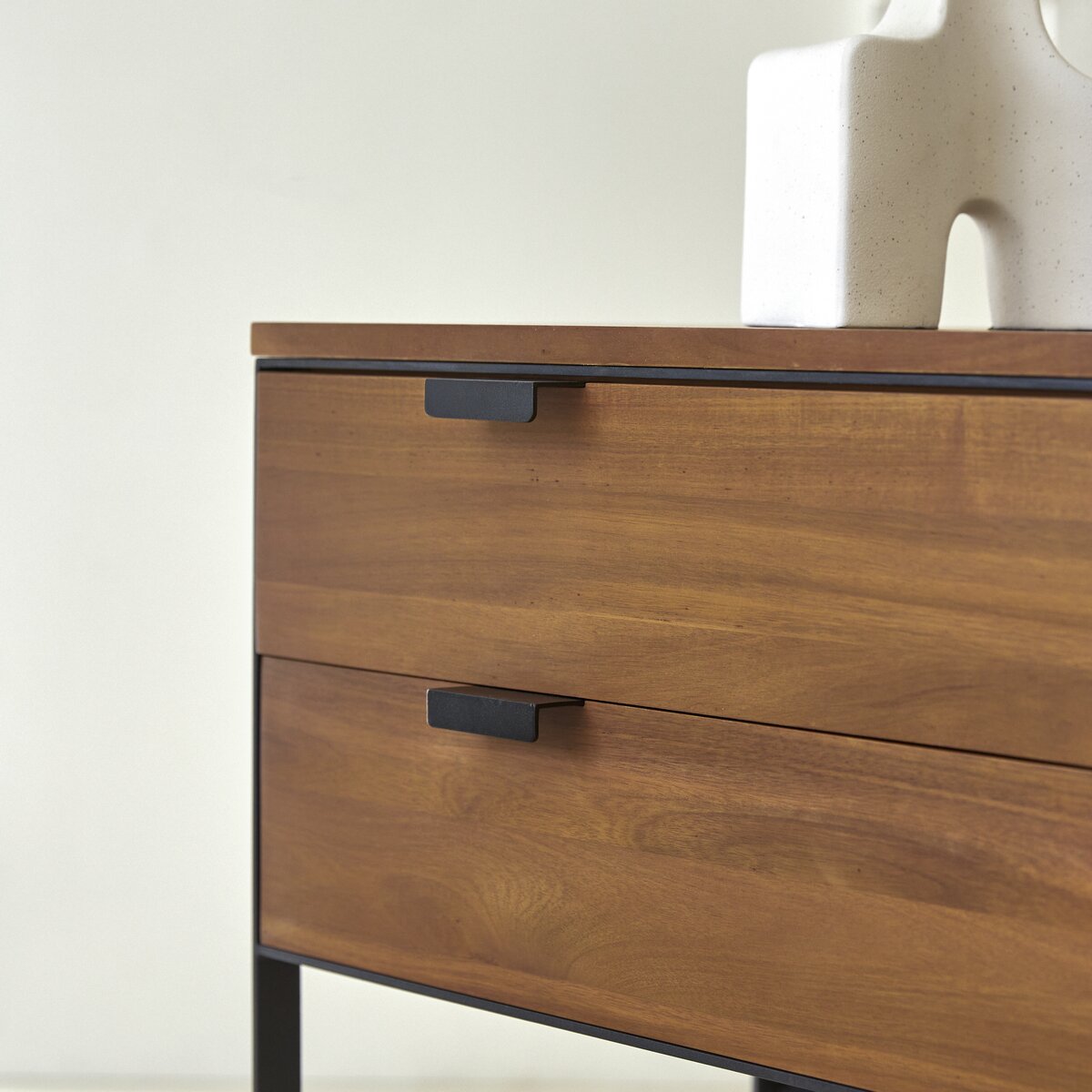 Urban - Solid acacia and metal console table Urban - Solid acacia and metal console table