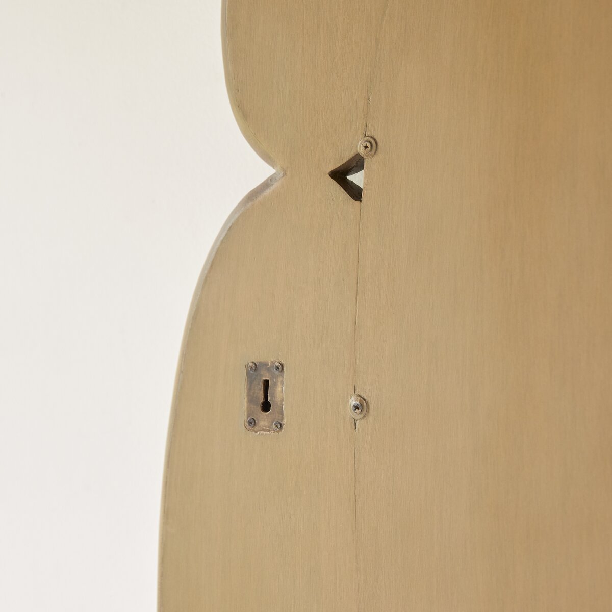 Eda - Oval mirror in light mindi wood 75x115 cm Eda - Oval mirror in light mindi wood 75x115 cm