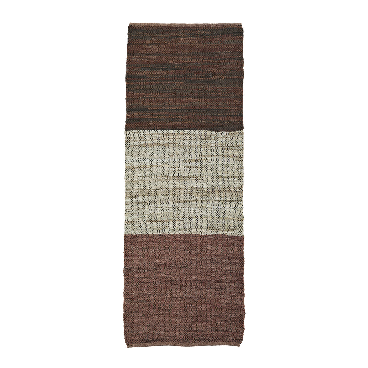 Trina - Tapis en cuir et coton 70x200 cm Trina - Tapis en cuir et coton 70x200 cm