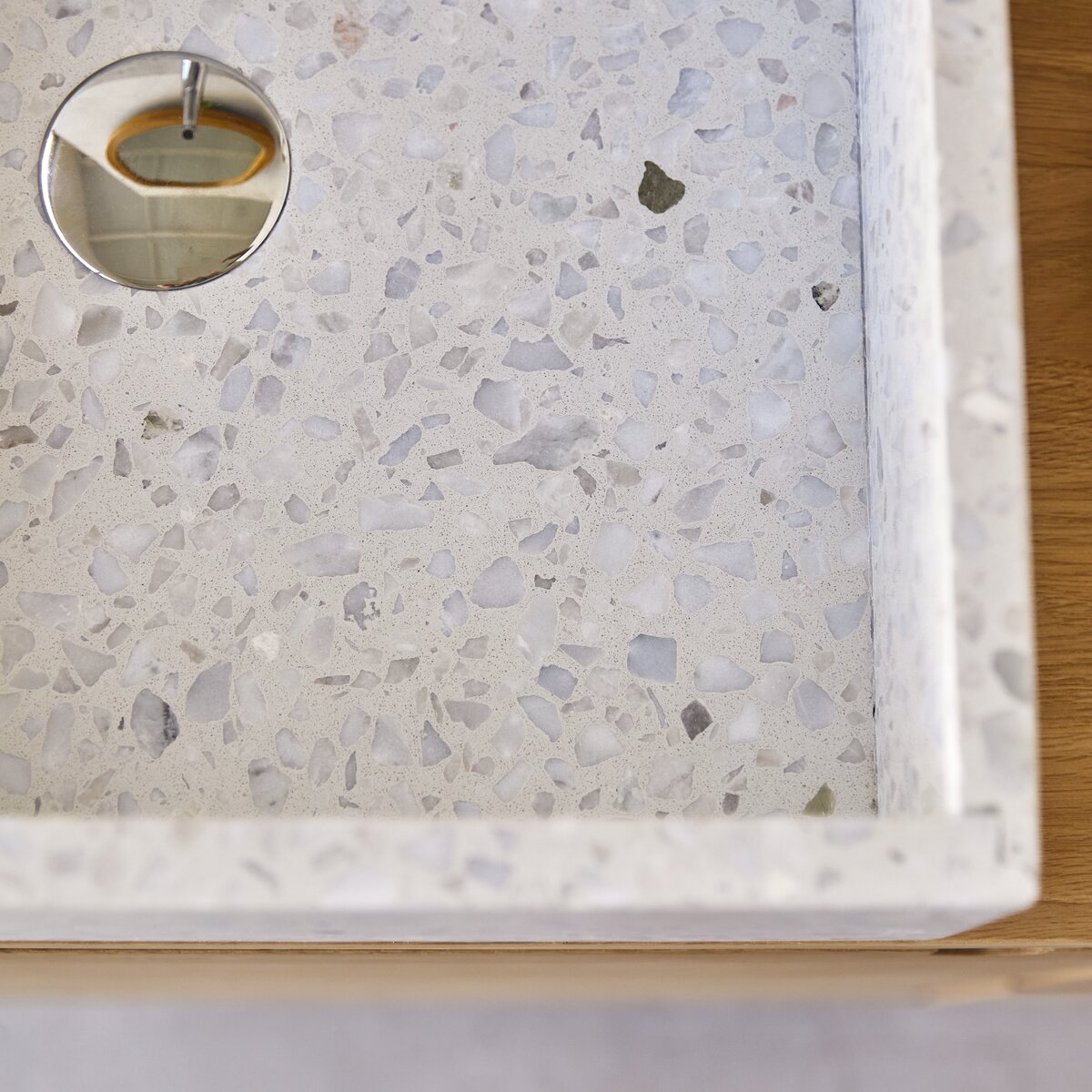Made - Moon Square premium terrazzo Washbasin Made - Moon Square premium terrazzo Washbasin