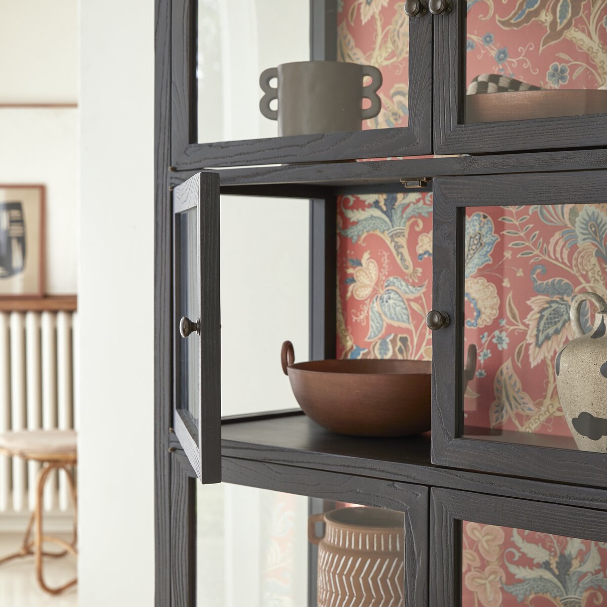 Tana - Wide elm display cabinet Tana - Wide elm display cabinet