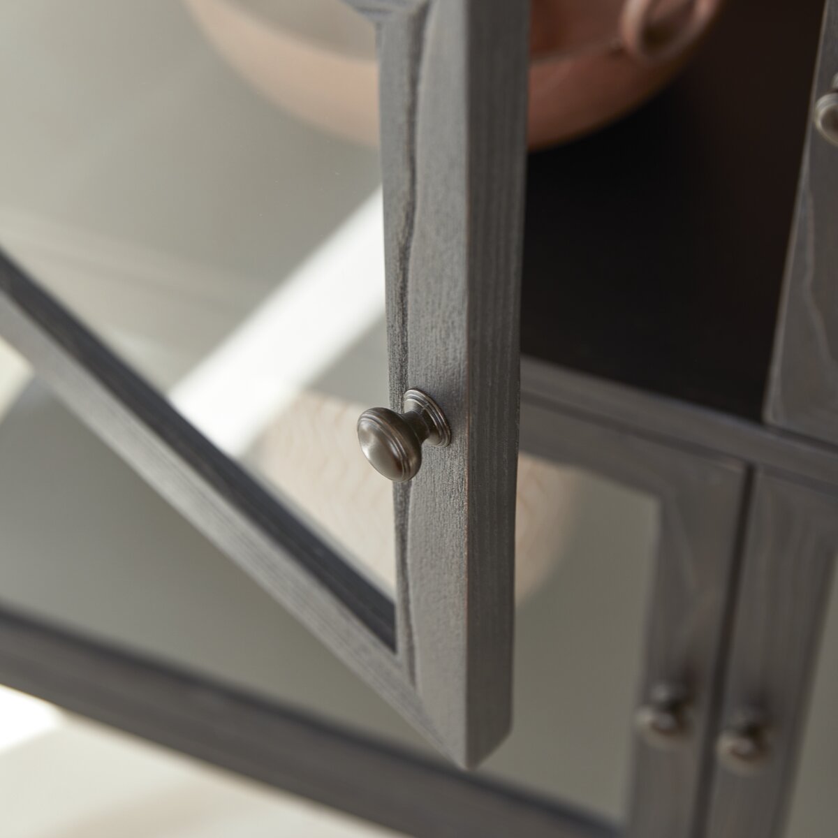 Tana - Wide elm display cabinet Tana - Wide elm display cabinet