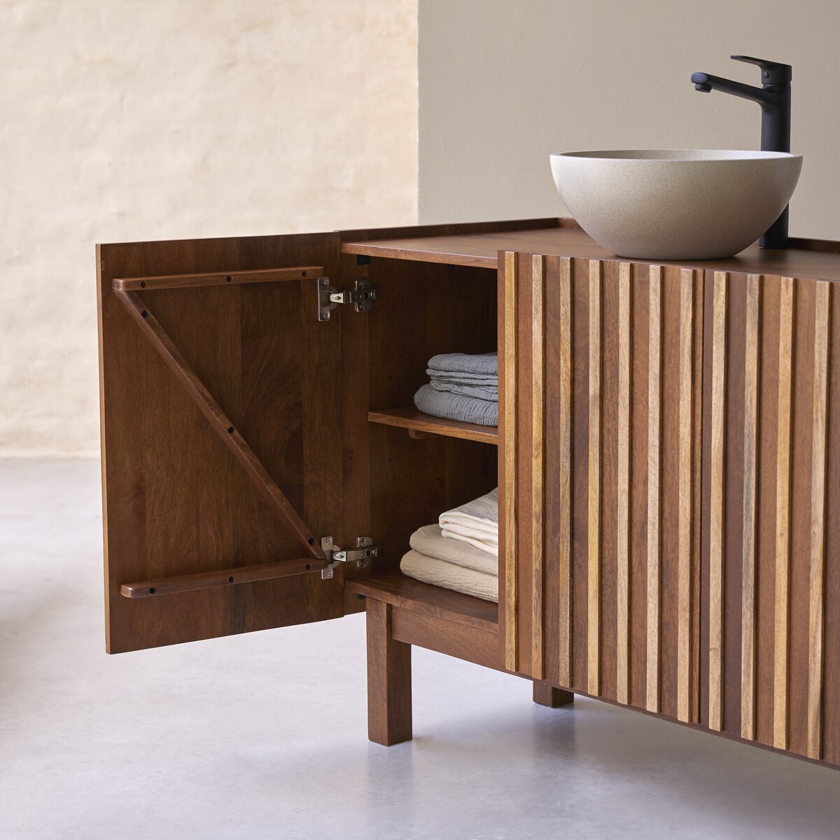 Mango vanity unit 164 cm Bathroom furniture Tikamoon