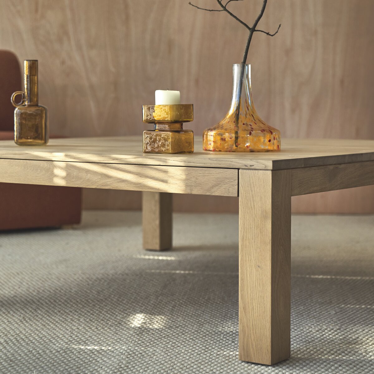 Table Basse En Chêne Massif - Occasion - Style Naturel Et Authentique