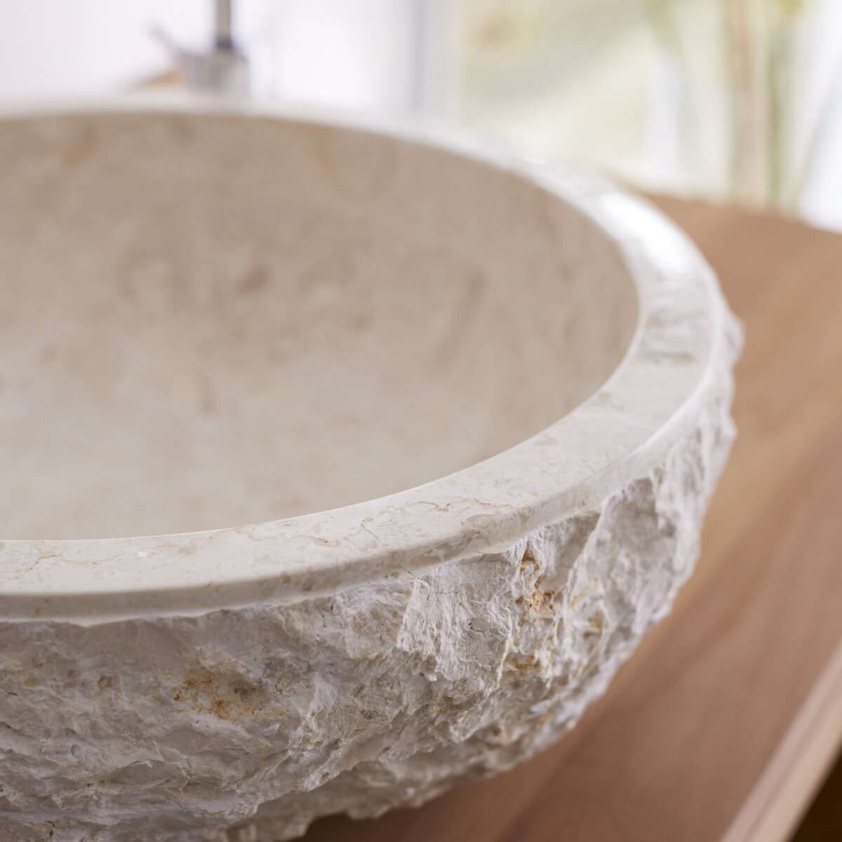 Scrula - Waschbecken aus Marmor cream Scrula - Waschbecken aus Marmor cream