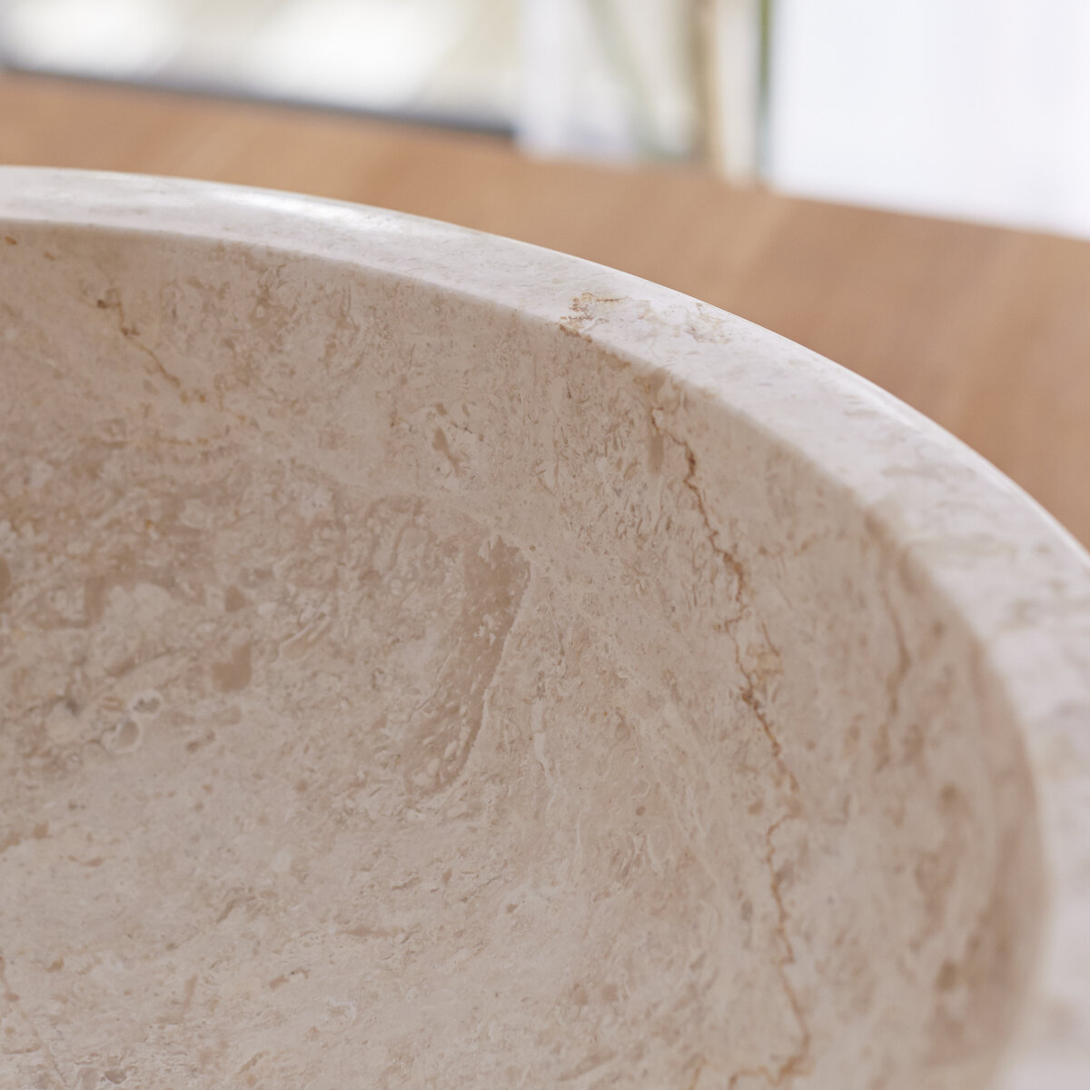 Scrula - Waschbecken aus Marmor cream Scrula - Waschbecken aus Marmor cream