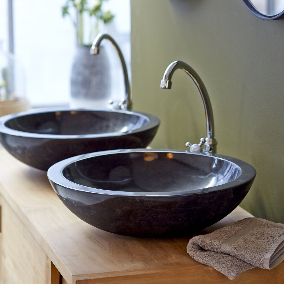 Calypso - Waschbecken aus Marmor black Calypso - Waschbecken aus Marmor black