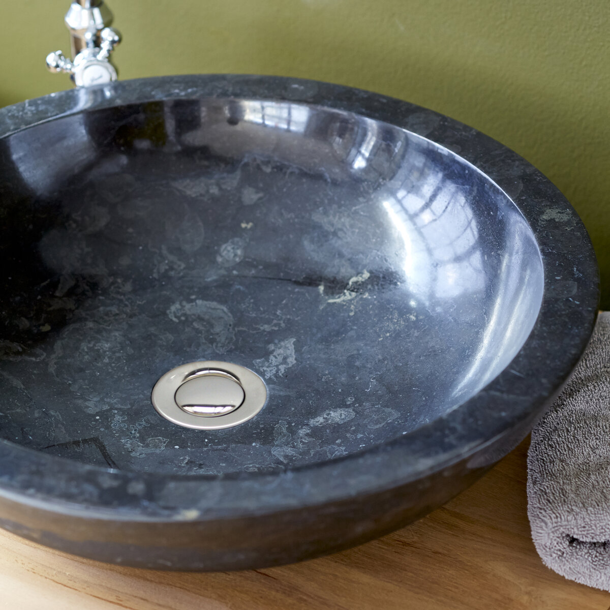 Calypso - Waschbecken aus Marmor black Calypso - Waschbecken aus Marmor black