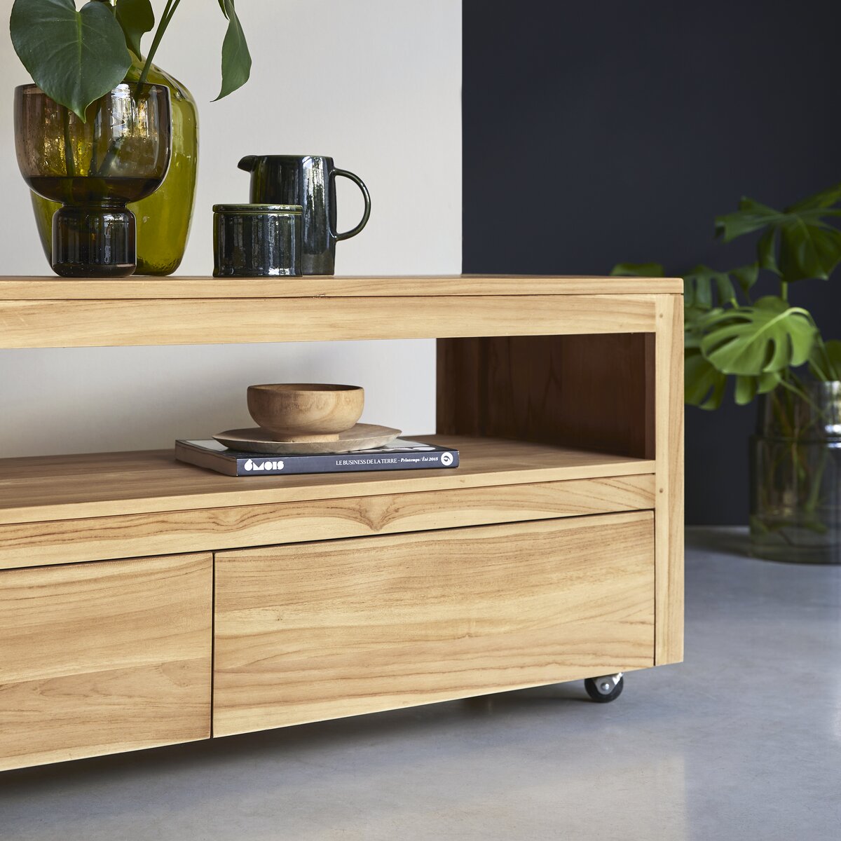 Anoa - Mueble de TV en teca maciza 140 cm Anoa - Mueble de TV en teca maciza 140 cm