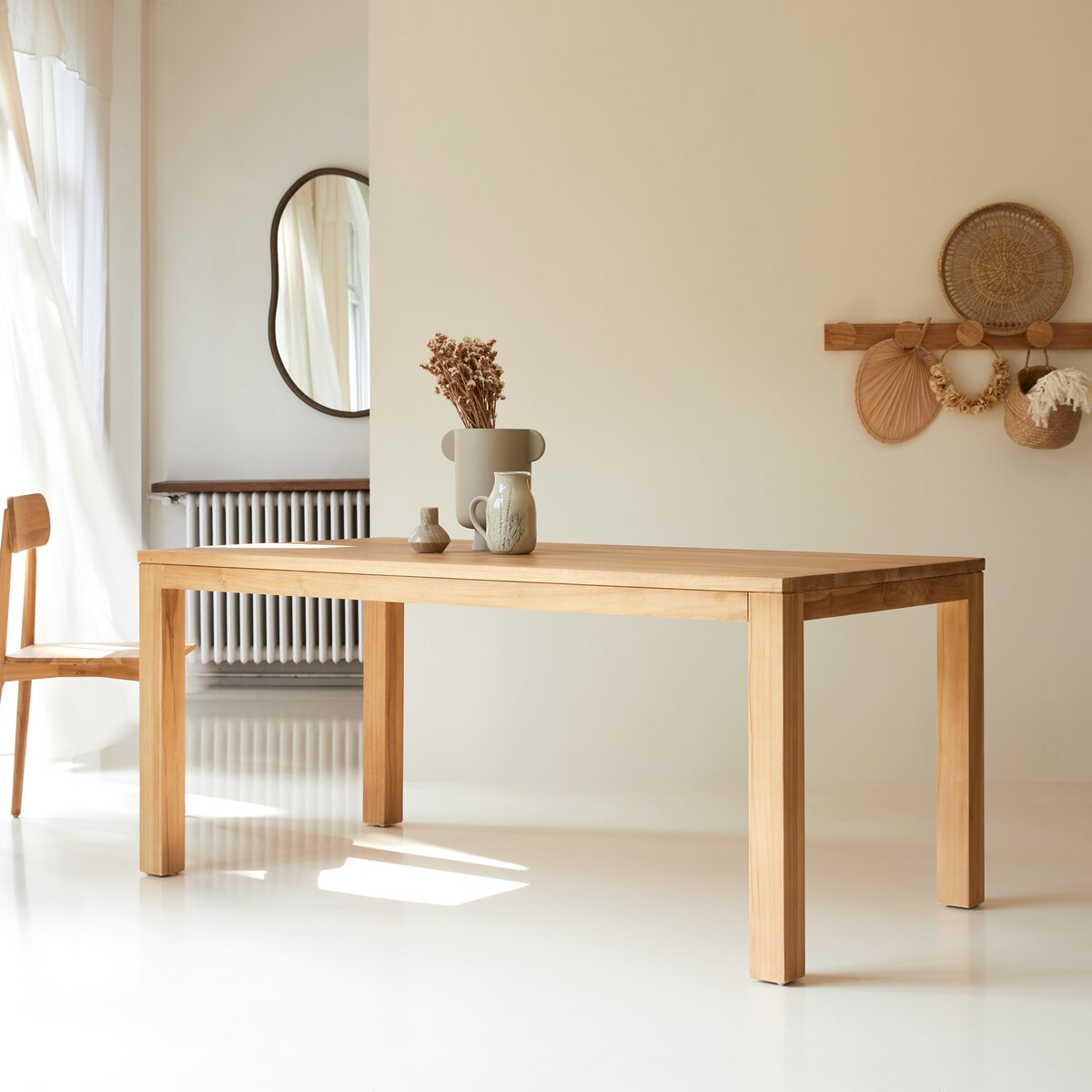 Tavolo da pranzo in teak 180 x 90 cm - Arredo pranzo - Tikamoon