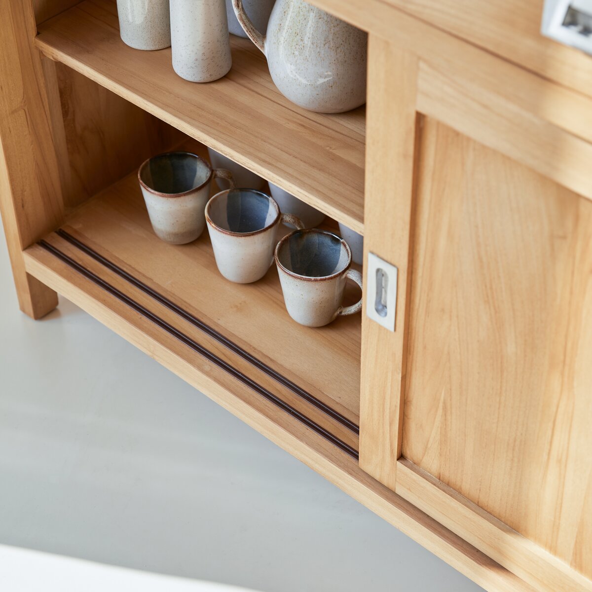 Coffee Tek - Buffet en teck massif 180 cm Coffee Tek - Buffet en teck massif 180 cm