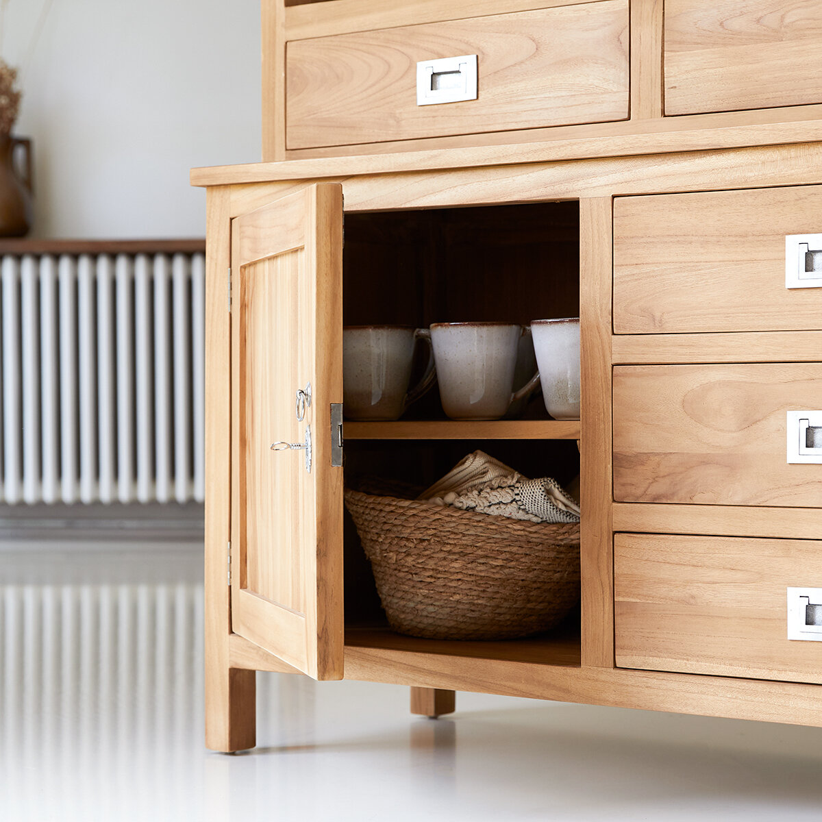 Coffee Tek - Vaisselier en teck massif 160 cm Coffee Tek - Vaisselier en teck massif 160 cm