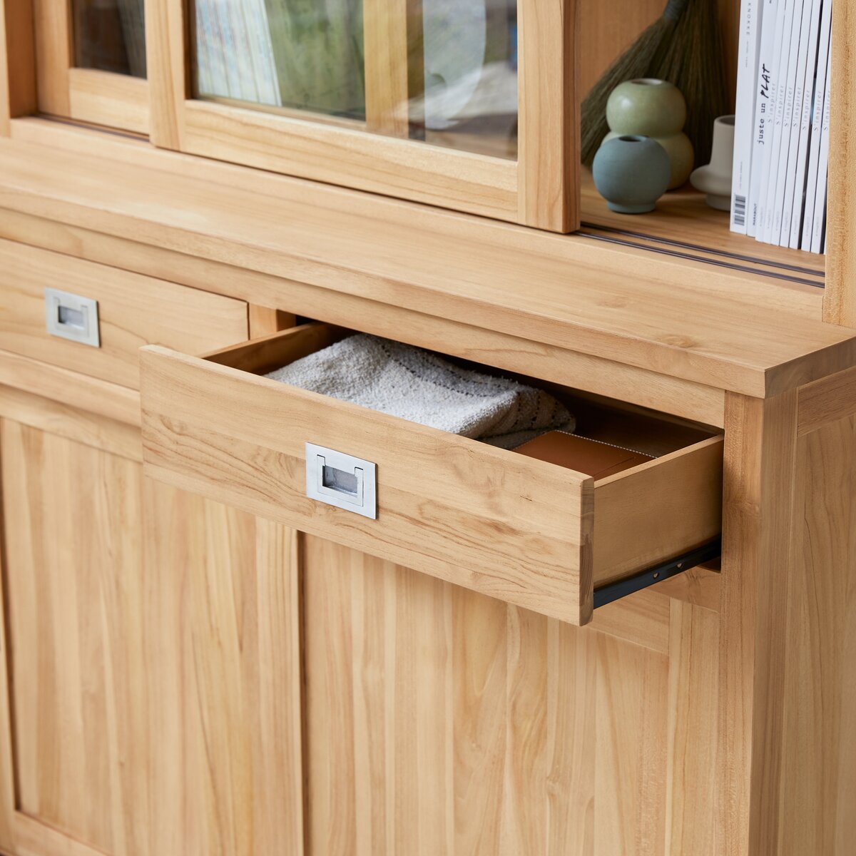 Coffee Tek - Credenza in teak massello 120 cm Coffee Tek - Credenza in teak massello 120 cm