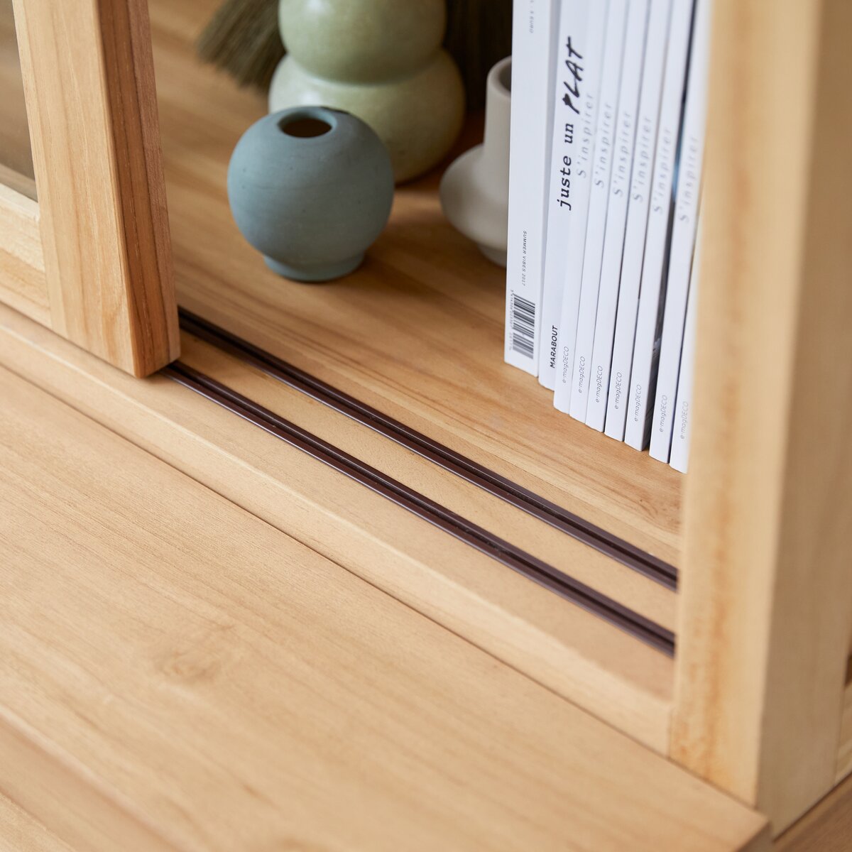 Coffee Tek - Geschirrschrank aus massivem Teakholz 120 cm Coffee Tek - Geschirrschrank aus massivem Teakholz 120 cm