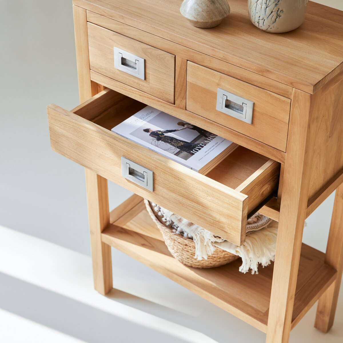 Coffee Tek - Console en teck massif Coffee Tek - Console en teck massif