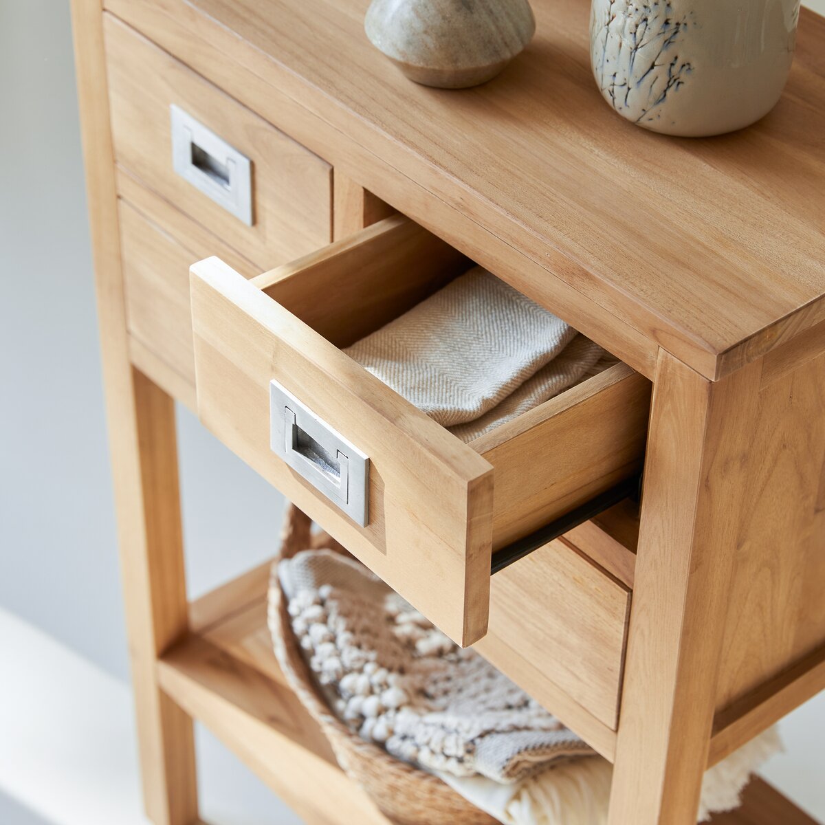 Coffee Tek - Console en teck massif Coffee Tek - Console en teck massif