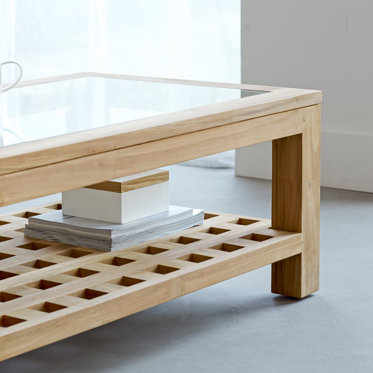 Kwad - Table basse en teck massif Kwad - Table basse en teck massif