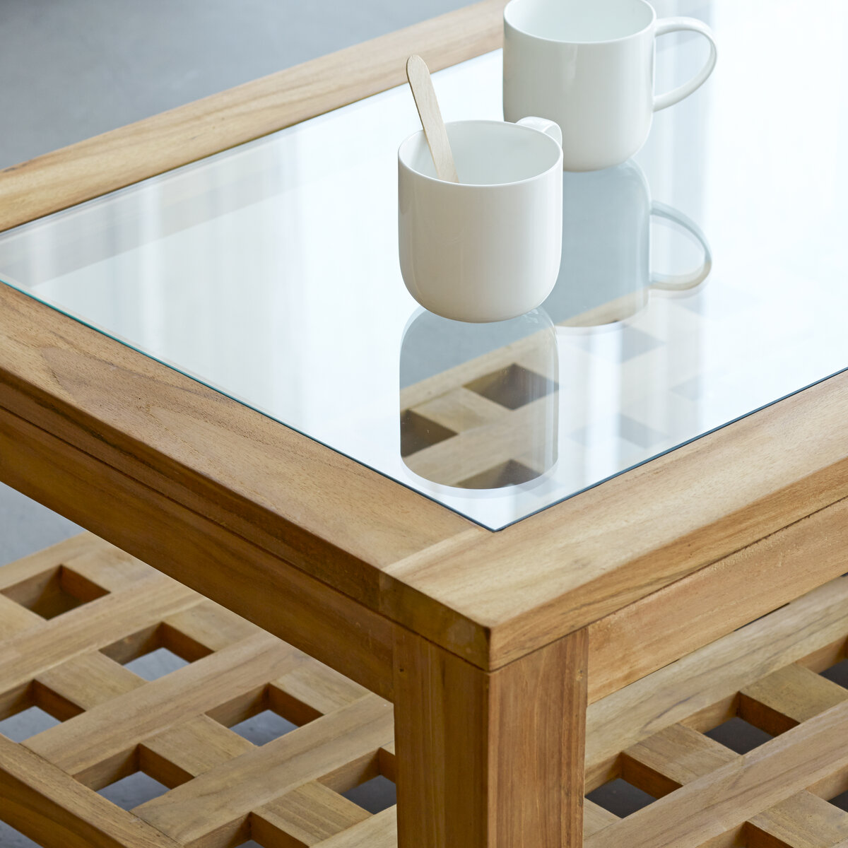 Kwad - Table basse en teck massif Kwad - Table basse en teck massif