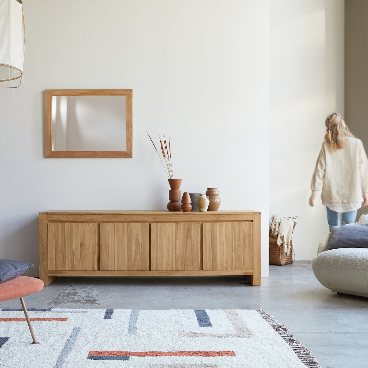 Eden - Buffet in teak massello 210 cm Eden - Buffet in teak massello 210 cm