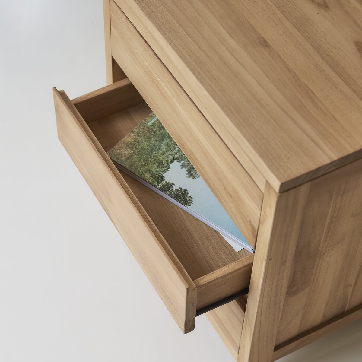 Eden - Escritorio de teca maciza con cajón de almacenaje Eden - Escritorio de teca maciza con cajón de almacenaje