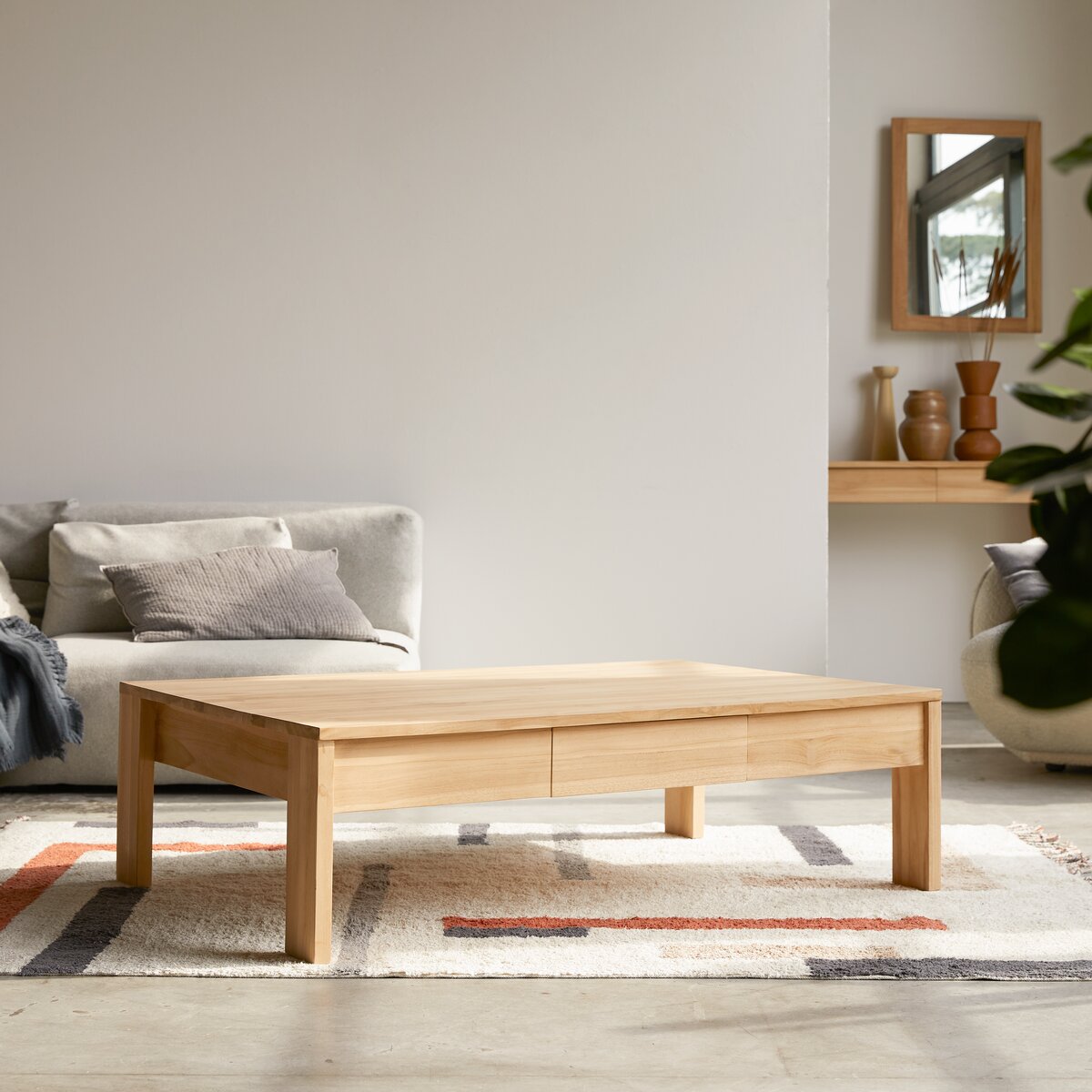 Eden - Couchtisch aus massivem Teakholz Eden - Couchtisch aus massivem Teakholz