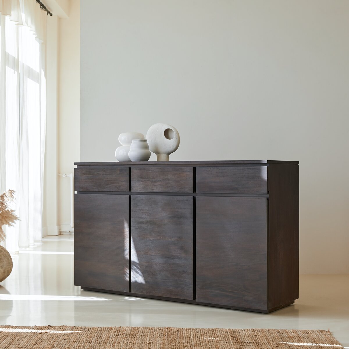 Eva - Buffet en acajou massif 150 cm Eva - Buffet en acajou massif 150 cm