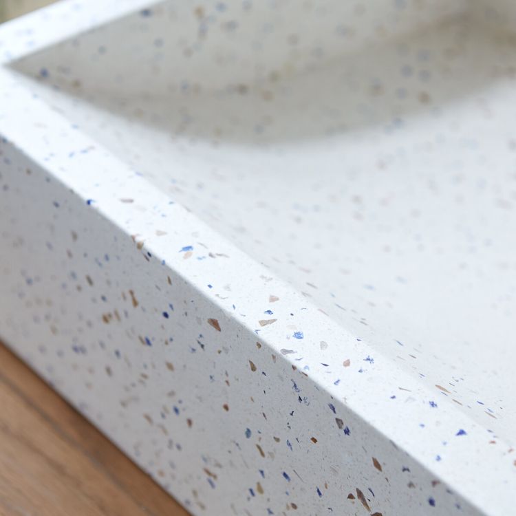 Patère en terrazzo, cream EDA